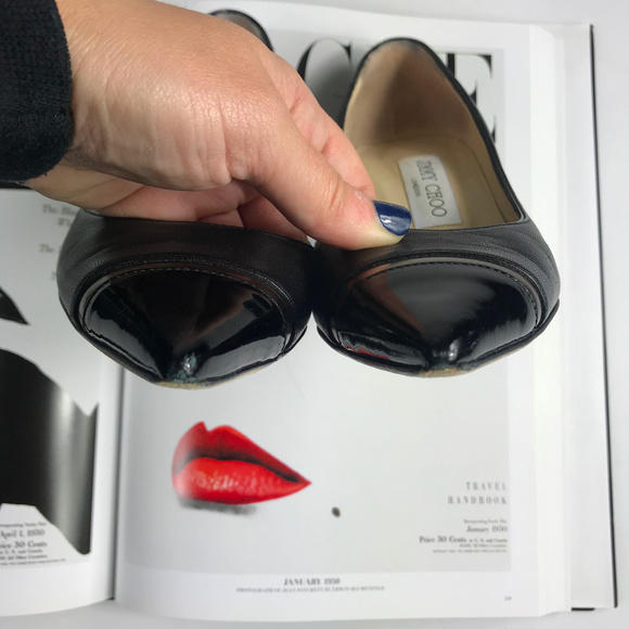 Jimmy Choo Black and Brown Heels - Picture 6 of 8